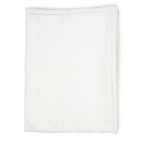 FBP305-W: White Animals Embossed Roll Wrap